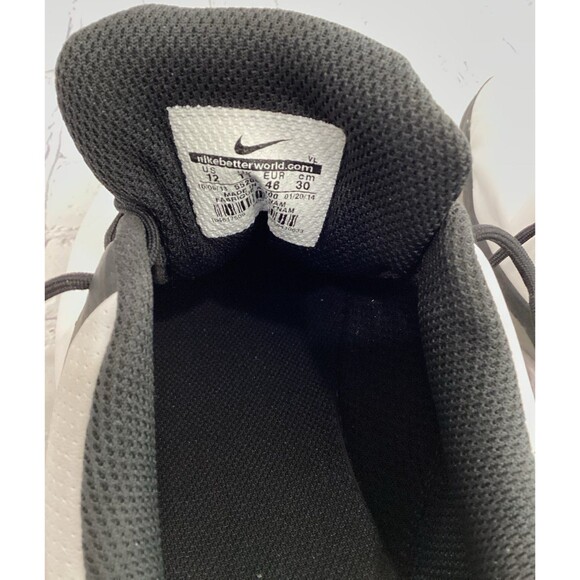 Nike Shoes Golf Men’s Size 12 Color White Black Plastic Spikes Golf Shoes. - Picture 6 of 7